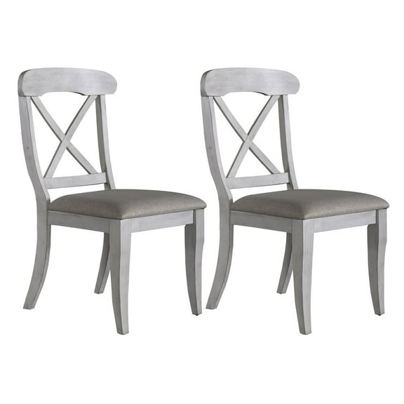 Liberty Furniture Industies, INC Uph X Back Side Chair (RTA) - Set of 2 in Rubberwood Solids w/ Pine Veneers