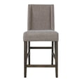 thumbnail image 1 of Liberty Furniture Double Bridge Upholstered Counter Chair -Set of 2 - Brown, 1 of 5