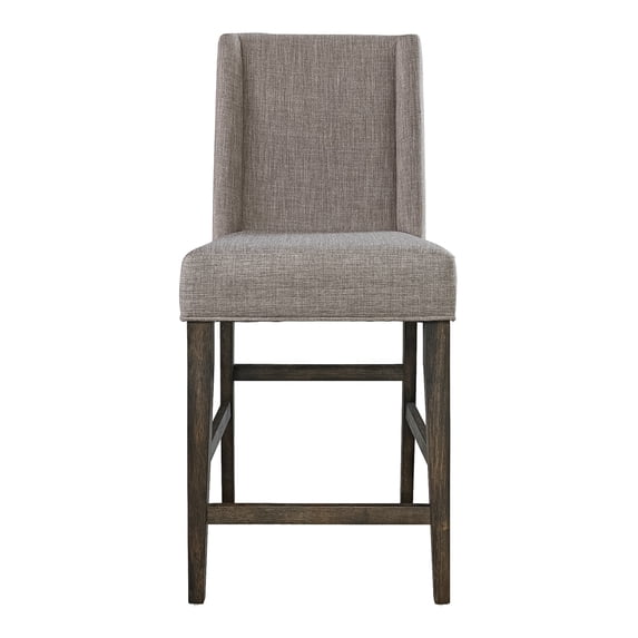 Liberty Furniture Double Bridge Upholstered Counter Chair -Set of 2 - Brown
