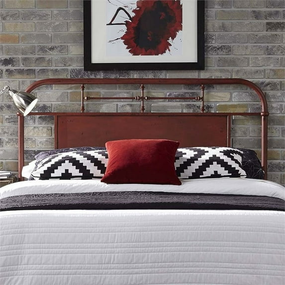 Liberty Furniture Vintage Twin Metal Headboard - Red