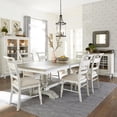 thumbnail image 1 of Liberty Furniture Industies, INC Whitney 7 Piece Trestle Table Set - Antique Linen w/ Weathered Gray, 1 of 3