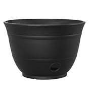 Liberty Garden 1924-N Matte Black High Density Resin 100 Garden Hose Pot