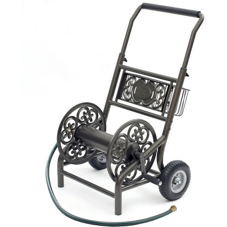 Liberty Garden 200' Decorative 2 Wheel Hose Reel Cart 