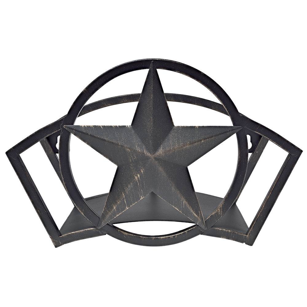 LIBERTY GARDEN PRODUCTS Liberty Garden Decorative Steel Liberty Star Garden Hose Butler Wall Storage