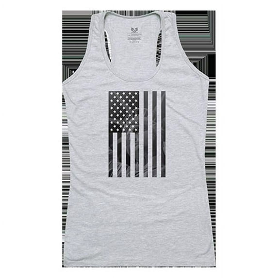 Liberty Graphic Tank Top, Heather Grey - Large