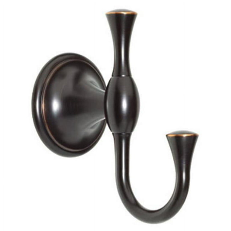 Liberty Hardware 137239 Meridian Collection Double Robe Hook, Oil-Rubbed  Bronze