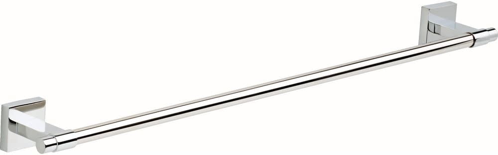 Maxted 24" Polished Chrome Wall Mounted Towel Bar