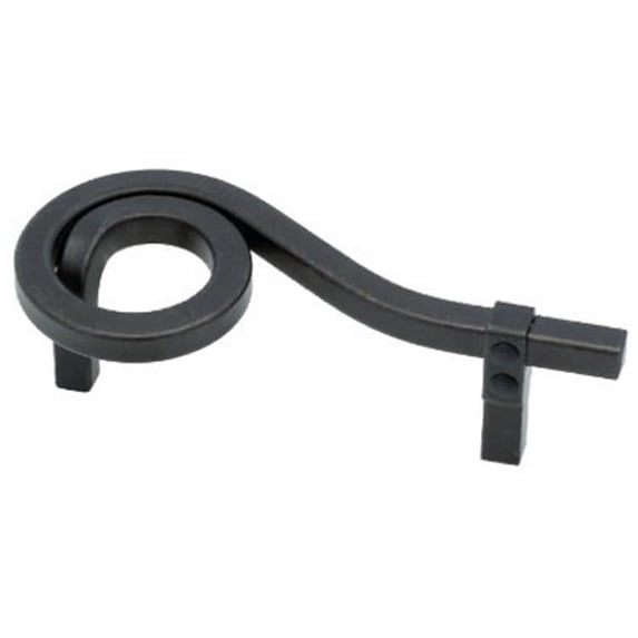 Liberty Hardware 65175WI 3.5 in. Wrought Iron Swirl Pull