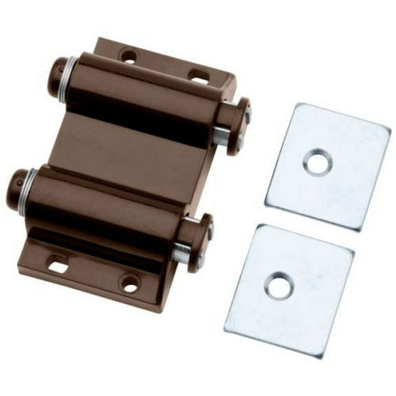 Liberty Hardware Pack of 2 C07775C-C Light Brown Double Touch Magnetic Latch
