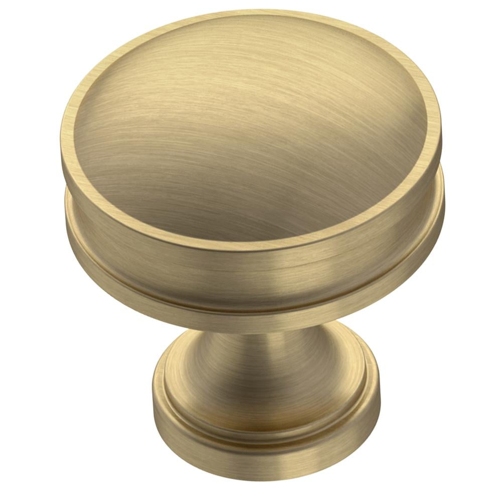 Charmaine 1.125" Round Champagne Bronze Aluminum Knob