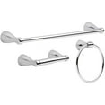 thumbnail image 1 of Liberty Hardware FND63-PC Delta Foundations Bath Hardware Assembly Set, Chrome - 3 Piece, 1 of 4