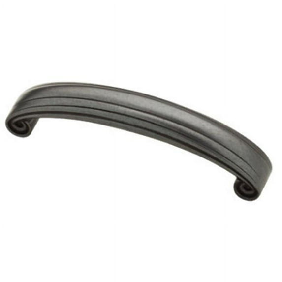Liberty Hardware P28191-SI-C 4 in. Soft Iron Abella Pull