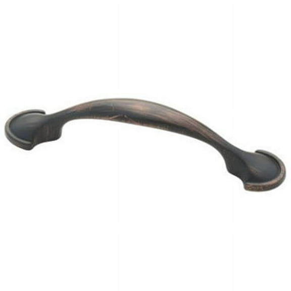 Liberty Hardware P39955L-VBC-U1 3 in. Bronze Half Pull- 10 Pack