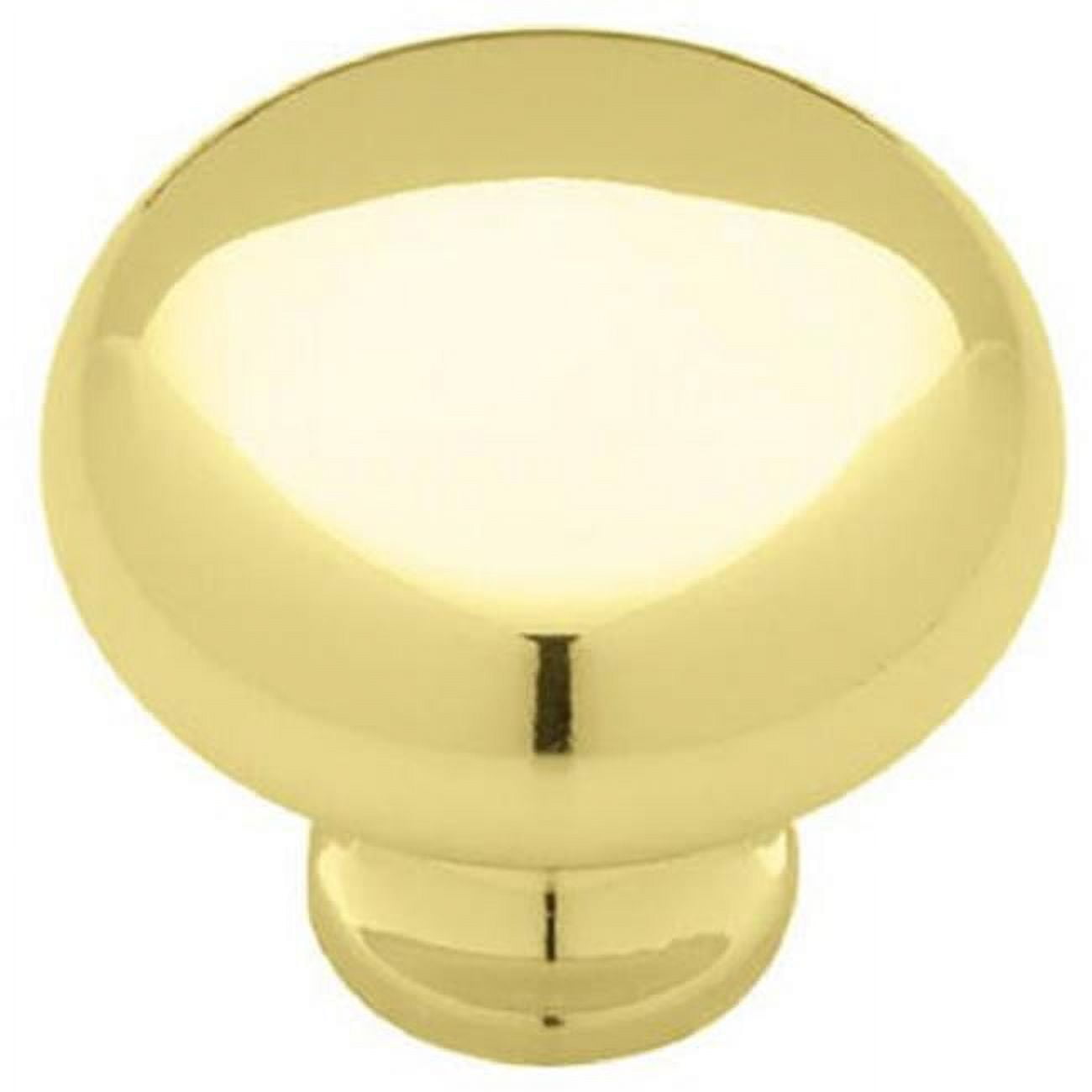 Liberty Hardware P50150H-PB-C5 1.25 in. Brass Round Knob Pack of 12
