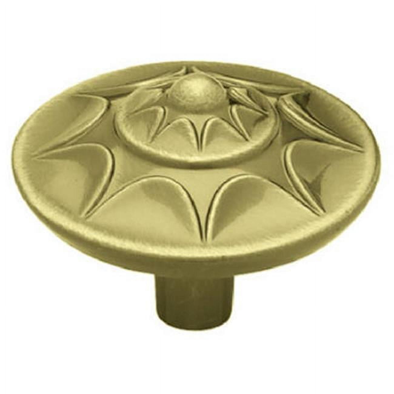 Liberty Hardware P780A0H-AB-C 1.38 in. Antique Brass  Starburst Round Knob Pack of 12
