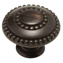 Liberty Hardware PBF808V-VBR-C7 1.5 in. Bronze Double Bead Knob