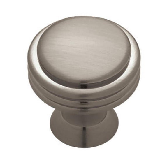 Liberty Hardware PN0100C-BNP-C 1.11 in. Brass Nickel Knob