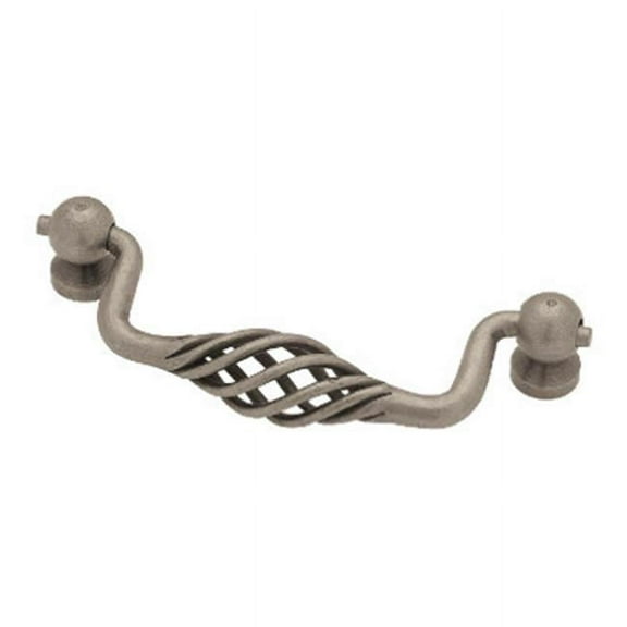 Liberty Hardware PN0527-AP-C 3.75 in. Pewter Birdcage Bail Cabinet Hardware Pull