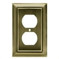 thumbnail image 1 of Liberty Hardware W10086-AB-U Antique Brass  Architectural 1 Gang Duplex Plate Pack of 4, 1 of 1