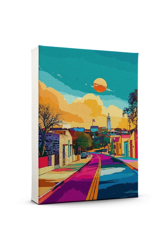 Liberty Hill Canvas Print, Texas Canvas Wall Art, Liberty Hill Decor Travel Canvas, Texas Travel Gift, Housewarming Gift - 99AZ764