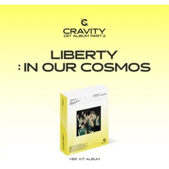 Cravity - Liberty: In Our Cosmos (Air Kit) (Deluxe Box w/Title & Credit Card, Group Postcard Set, Photocard + Selfie-Photocard) - Music & Performance - CD