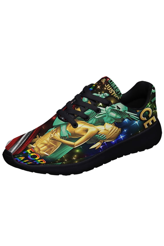 Liberty JuStce For All LGBT Shoes Sneakers Black Size 3.5