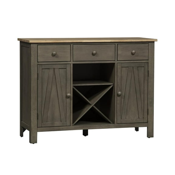 Liberty Furniture Industies, INC Lindsey Farm Server in Gray