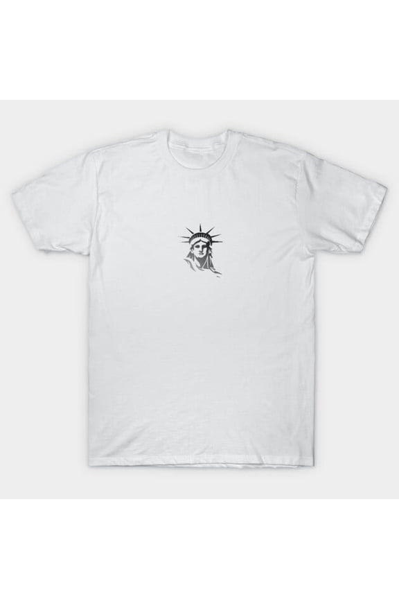 Liberty Logo Patriotic American USA Flag 4th of July Freedom Symbol Gift New Unisex T-Shirt, Up to size 5XL