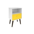 thumbnail image 1 of Liberty Mid-Century Modern Nightstand 1.0 with 1 Cubby Space and 1 Drawer with Solid Wood Legs, 1 of 3