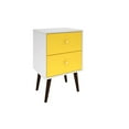 thumbnail image 1 of Liberty Mid-Century Modern Nightstand 2.0 with 2 Full Extension Drawers with Solid Wood Legs, 1 of 3