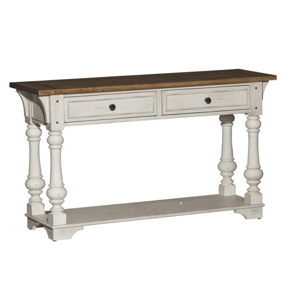 Liberty Morgan Creek Furniture Wood Console Table, White