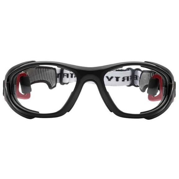 Liberty Optical Rec Sports Spec Protective Eyewear Helmet Spex XL Adult Black/Red