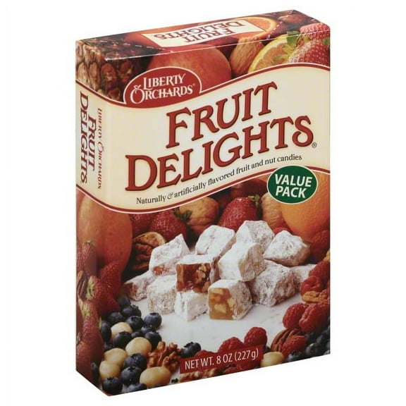 Liberty Orchards Fruit Delights  Candies, 8 oz