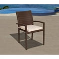 thumbnail image 1 of Liberty Outdoor All-Weather Wicker Armchairs, Set of 4, Brown, 1 of 5