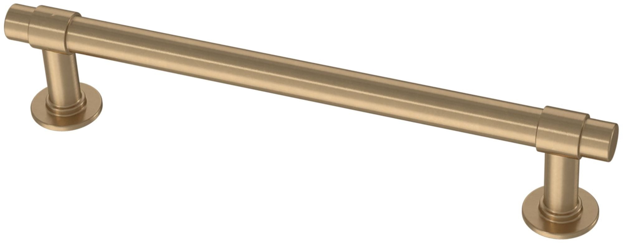 Champagne Bronze 5-Inch Cylindrical Bar Pull with Mounting Hardware