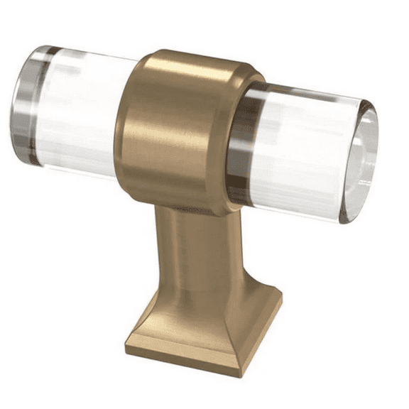 Liberty P37298C-720 1 1/2" Cabinet & Drawer Knob Champagne Bronze / Clear Acrylic