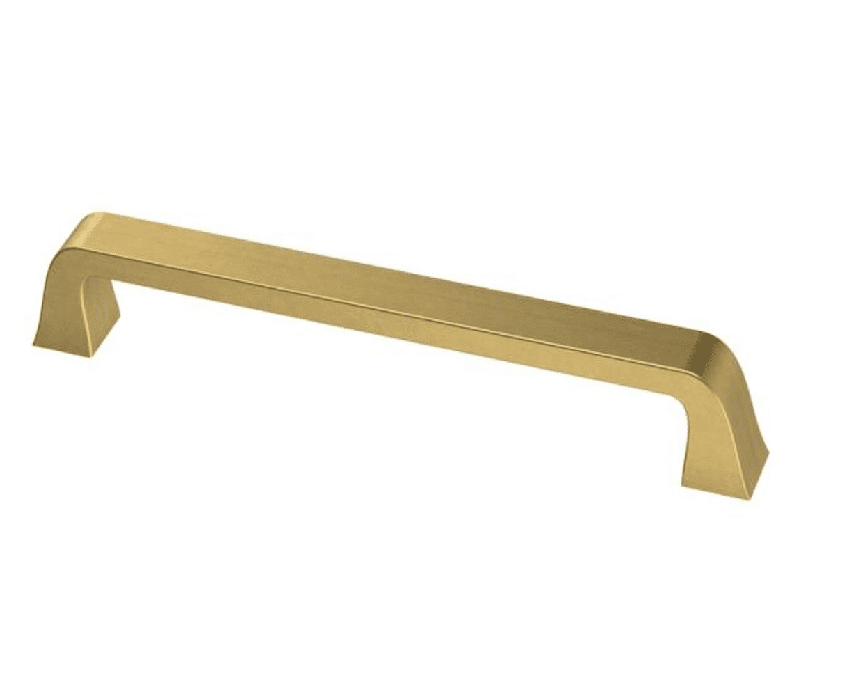 Modern Brushed Brass Cabinet Drawer Bar Pull with Mounting Hardware