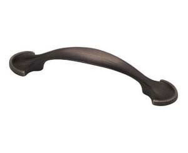 Venetian Bronze 3" Traditional Cabinet Drawer Pull with Mounting Hardware