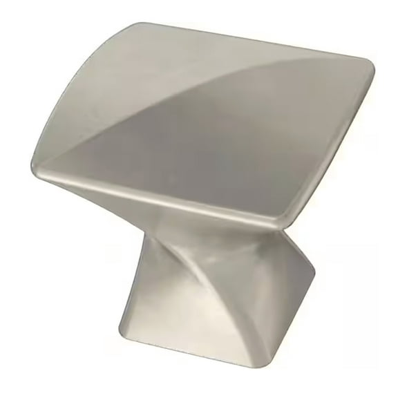 Liberty P40023C-SN 1 3/16" Modern Twist Cabinet Knob Satin Nickel
