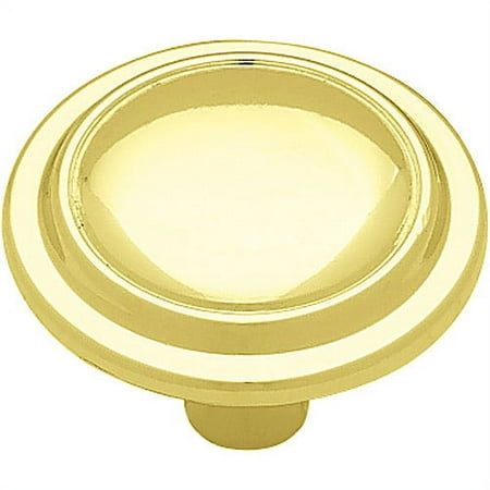 Liberty P40052V-PB-C Polished Brass Top Ring 1 1/4" Cabinet Drawer Knob
