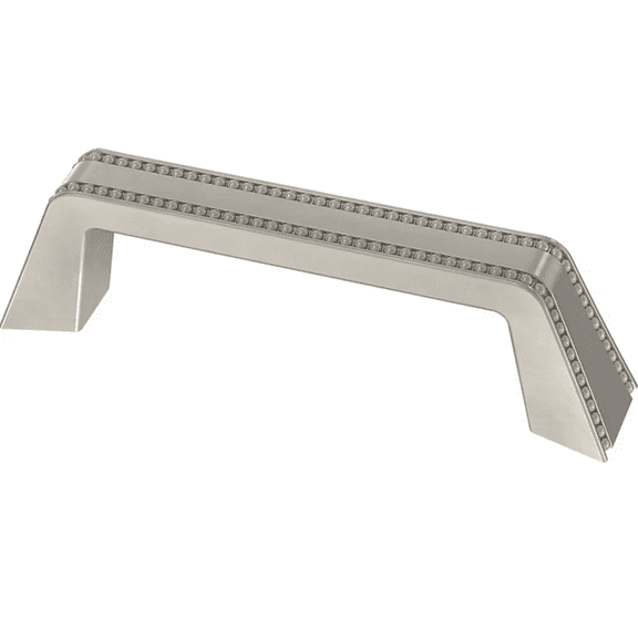 Liberty P42248W-SN 3" Elegant Beaded Drawer Pull Satin Nickel Finish