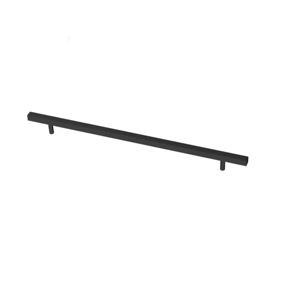 Liberty P43837C-Fb 12" (305Mm) Matte Black Square Bar Cabinet Pull