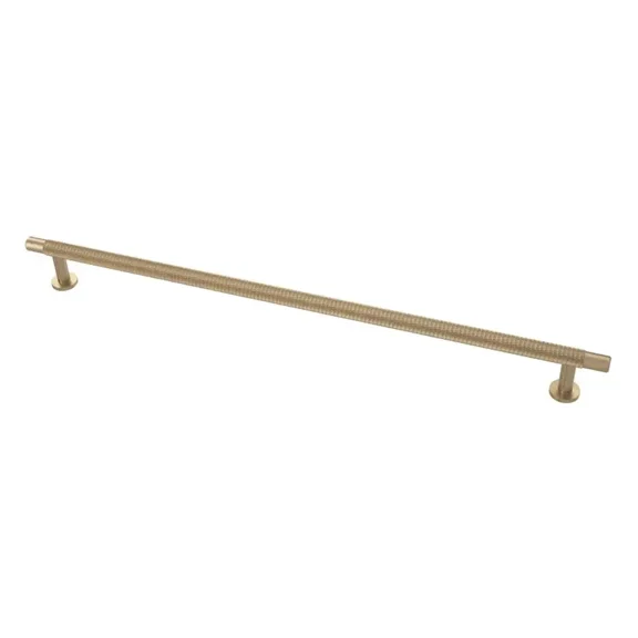 Liberty P44635C-Cz 12" Knurled Bar Cabinet & Drawer Pull Champagne Bronze