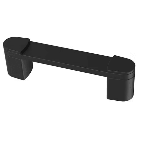 Liberty P44705C-FB 3" Flat Black Framed Farmhouse Cabinet Drawer Pull