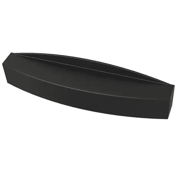 Liberty P44707C-FB 4" or 5 1/16" Flat Black Dual Mount Framed Farmhouse Cabinet Drawer Pull