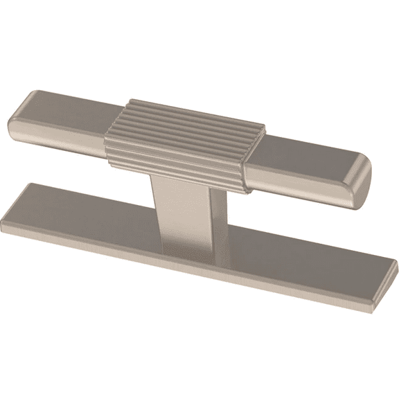 Liberty P44992W-SN 3 5/32" Fluted Bar Knobble Cabinet Drawer Knob Satin Nickel