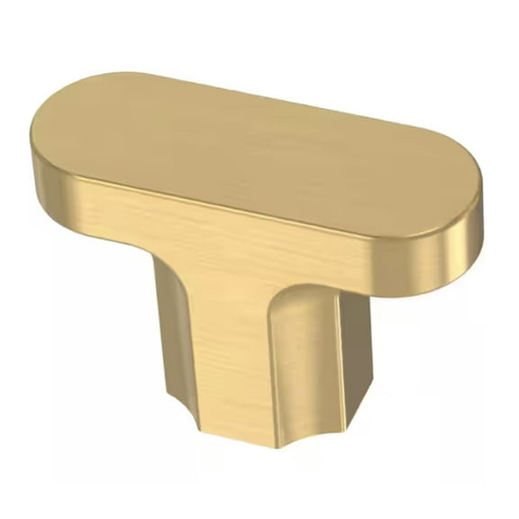 Liberty P48856C-117 1 5/8" Scalloped Cabinet T-Knob Modern Gold