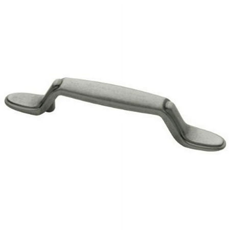 Liberty P50122C-AI-C 3-Inch Decorative Spoon Foot Cabinet Hardware Handle Pull