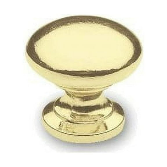 Liberty P50153C-PB Polished Brass 1 1/8" Round Cabinet Drawer Knob