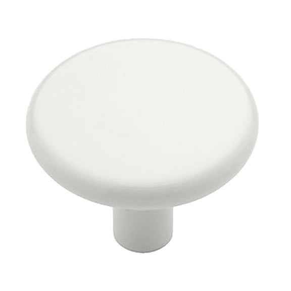 Liberty P8406HM-W White 30mm Cabinet Drawer Knob Pull 10 Pack